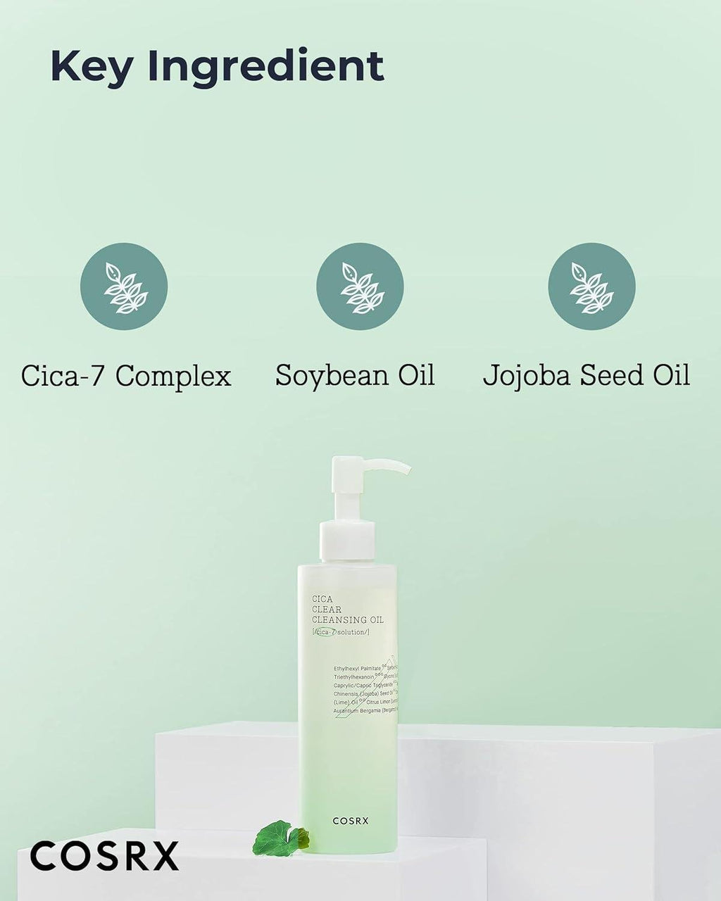 [Cosrx] Pure Fit Cica Clear Cleansing Oil 200ml - Olive K - Beauty