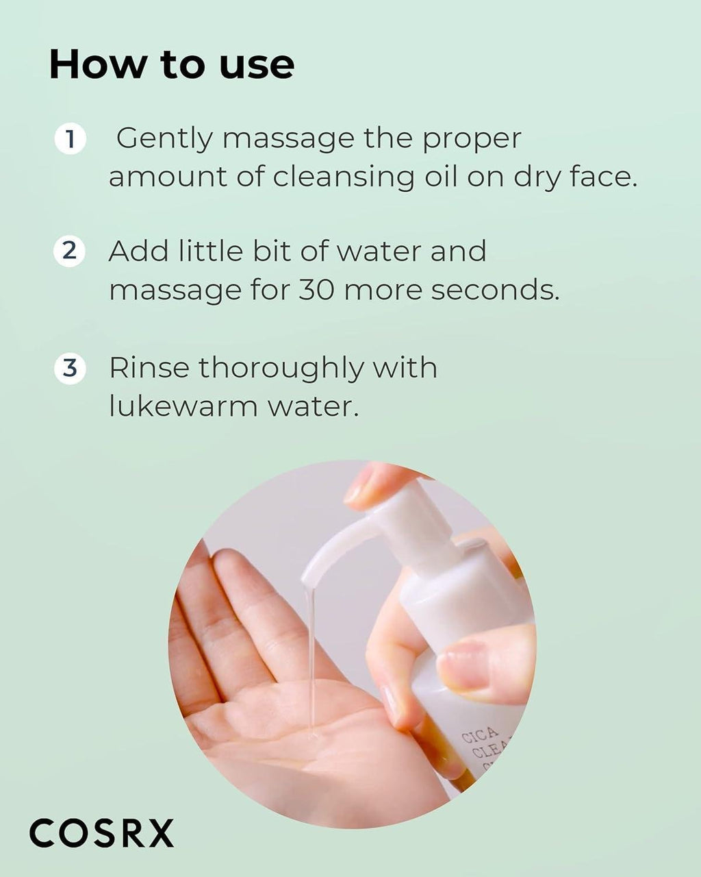 [Cosrx] Pure Fit Cica Clear Cleansing Oil 200ml - Olive K - Beauty