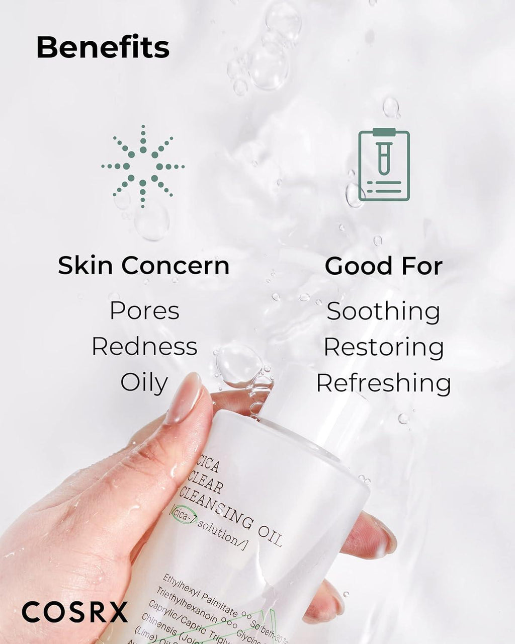 [Cosrx] Pure Fit Cica Clear Cleansing Oil 200ml - Olive K - Beauty