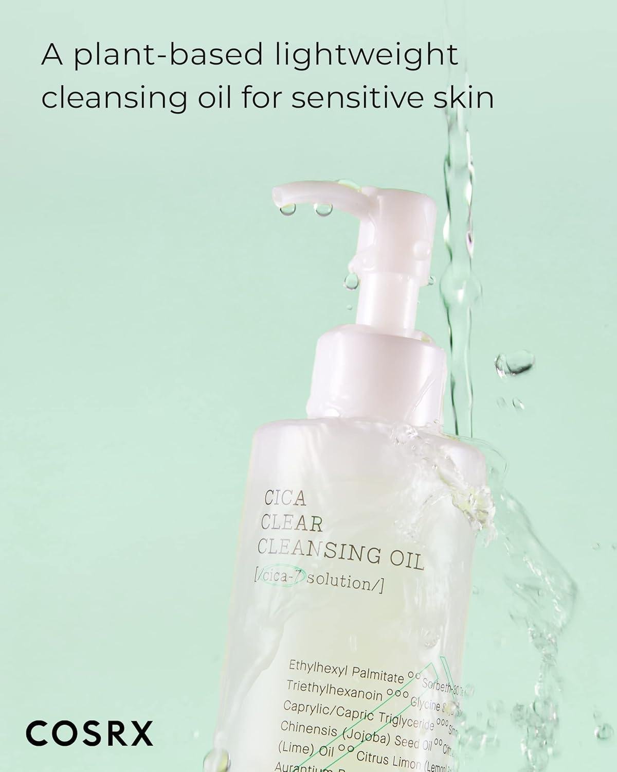 [Cosrx] Pure Fit Cica Clear Cleansing Oil 200ml - Olive K - Beauty