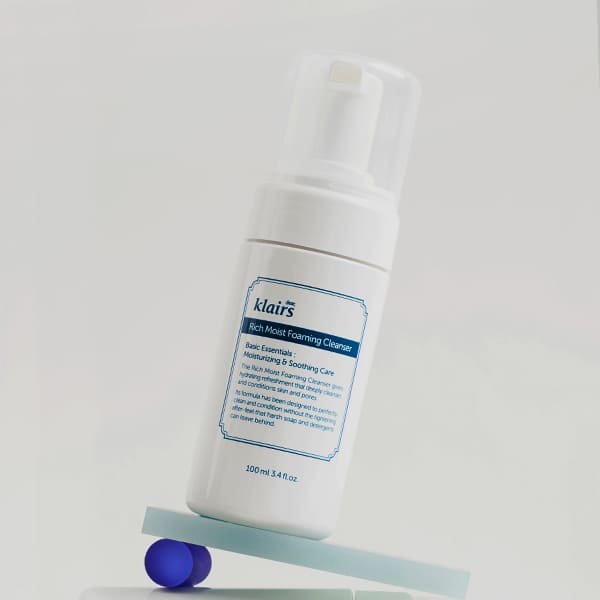[Dear Klairs] Rich Moist Foaming Cleanser 100 mL - Olive K - Beauty
