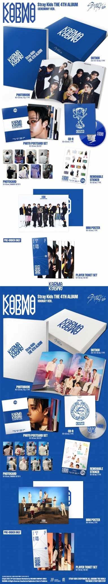 [Stray Kids] Stray Kids 4th Full Album [KARMA] - Olive K - Beauty